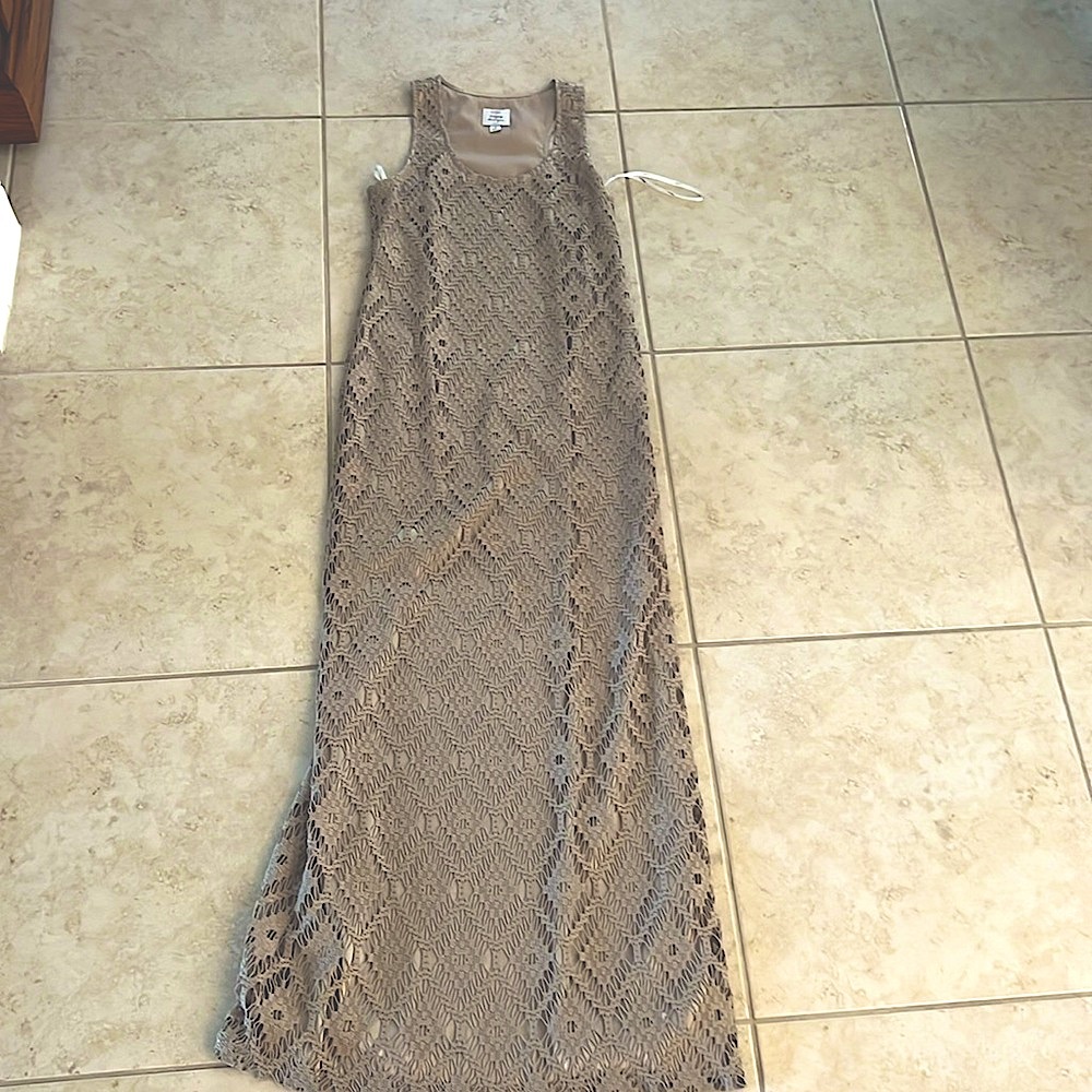 Suzi chin by Maggy boutique crochet lined dress